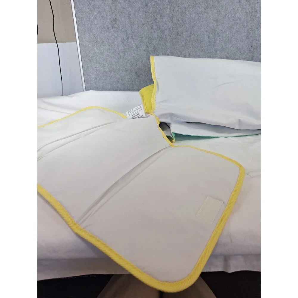 Vintage 90's Rocking Horse Jaclyn NWT Yellow Nylon Diaper Bag with Changing Pad